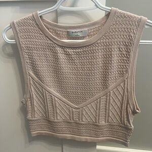 Babaton crop top, size large, like new